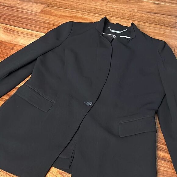 White House black market Editor‎ blazer longer one button business casual jacket - Picture 2 of 10